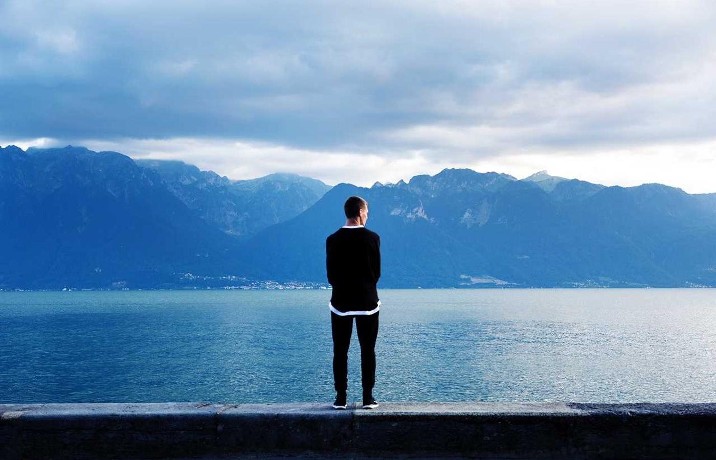 A satellite orbiting Earth